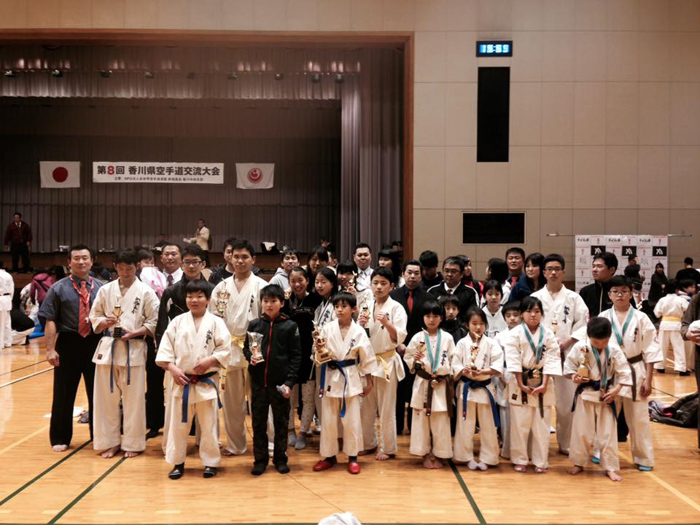 第15回オープントーナメント 全四国交流空手道選手権大会・入賞者