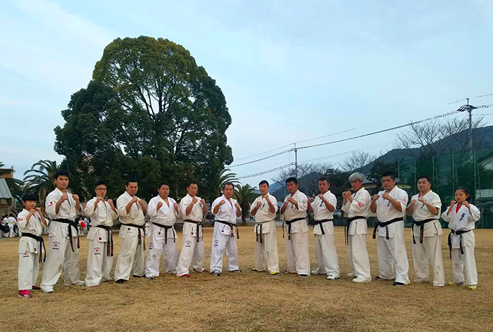 2018年 新極真会 三好道場寒稽古(冬季合宿)