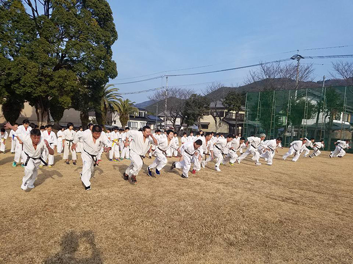 2018年 新極真会 三好道場寒稽古(冬季合宿)