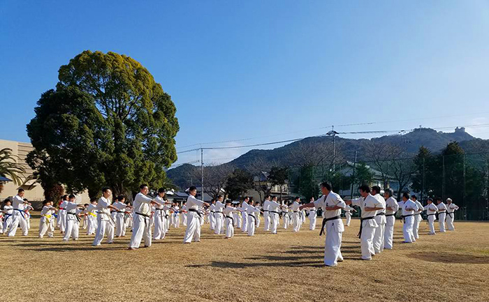 2018年 新極真会 三好道場寒稽古(冬季合宿)