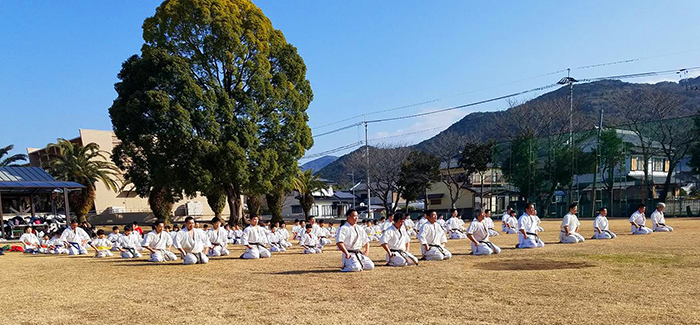 2018年 新極真会 三好道場寒稽古(冬季合宿)