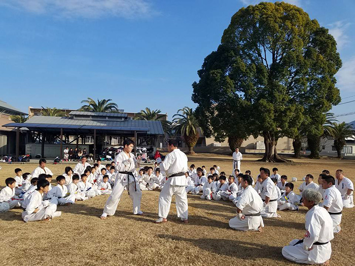 2018年 新極真会 三好道場寒稽古(冬季合宿)