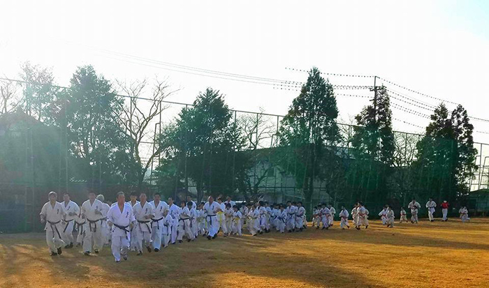 2018年 新極真会 三好道場寒稽古(冬季合宿)