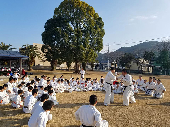 2018年 新極真会 三好道場寒稽古(冬季合宿)