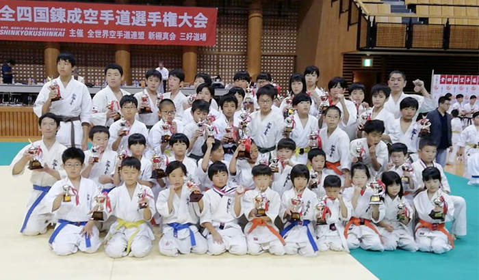 第19回オープントーナメント 全四国錬成空手道選手権大会・入賞者