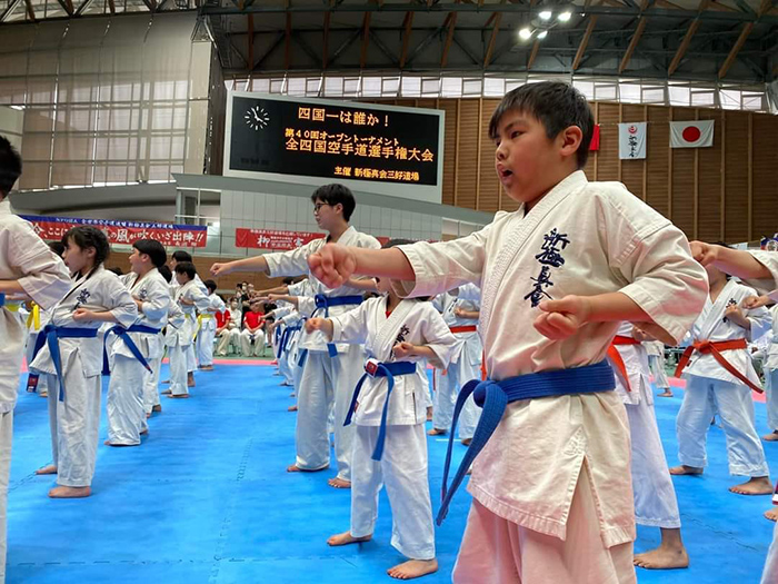 第40回オープントーナメント 全四国空手道選手権大会 入賞者一覧