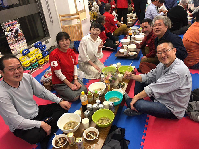 三好道場名物「第104回鶏の水炊き会」