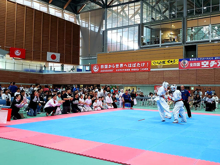 第36回オープントーナメント 全四国空手道選手権大会 入賞者一覧