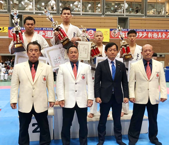 第36回オープントーナメント 全四国空手道選手権大会 入賞者一覧