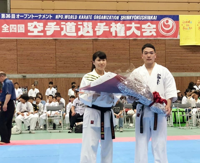 第36回オープントーナメント 全四国空手道選手権大会 入賞者一覧