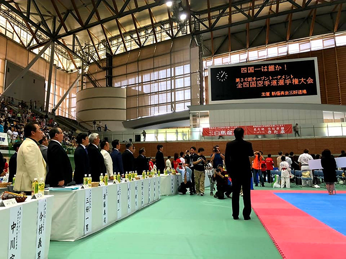 第36回オープントーナメント 全四国空手道選手権大会 入賞者一覧