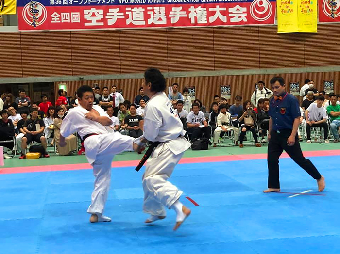 第36回オープントーナメント 全四国空手道選手権大会 入賞者一覧