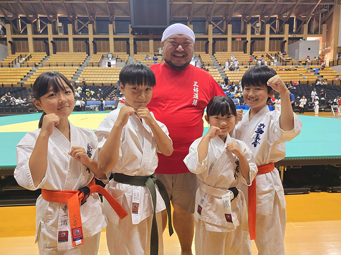 第25回全四国ウェイト制空手道選手権大会入賞者