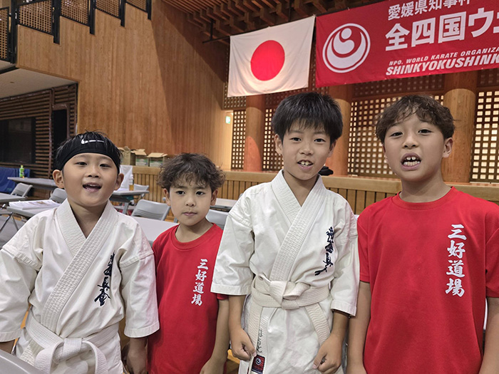 第25回全四国ウェイト制空手道選手権大会入賞者